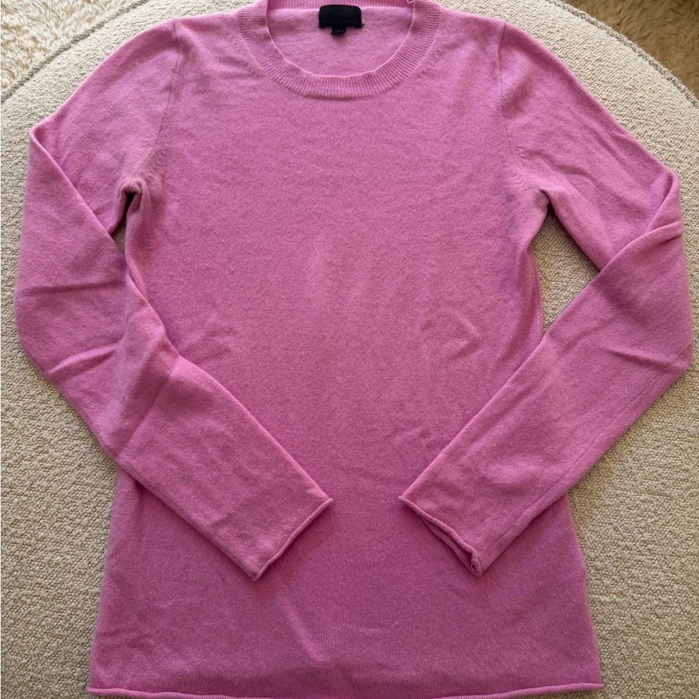 J. Crew cashmere sweater Soft Pink